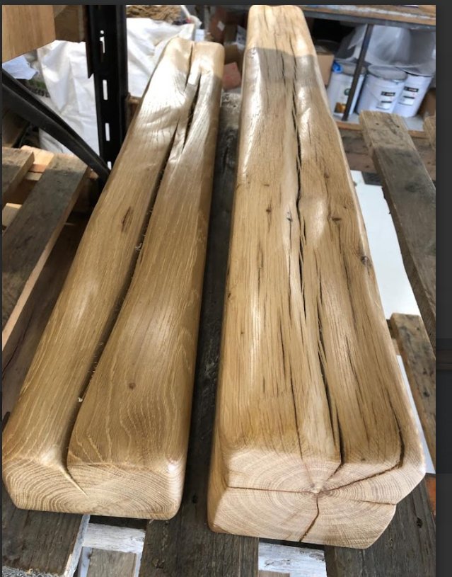 Oak beams
