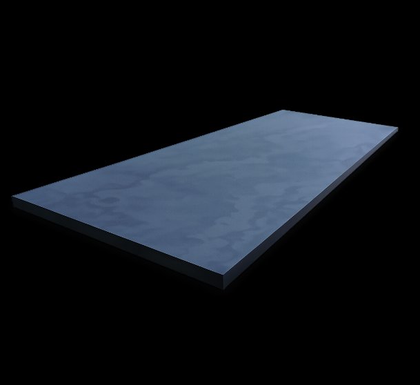 Dark slate hearth from The Fireplace & Stove Co.