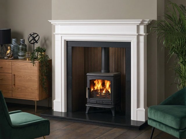 Granite border slips surround from The Fireplace & Stove Co.