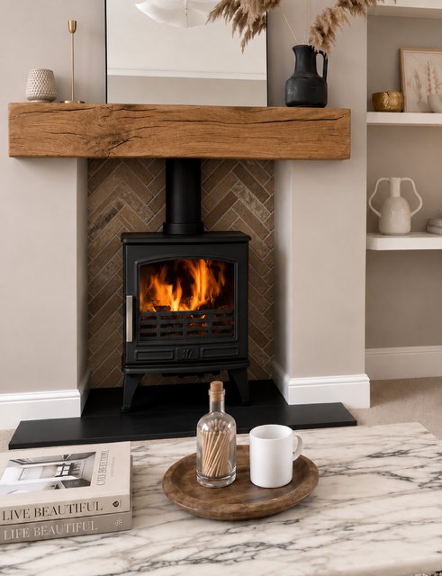Hearth and stove chamber base from The Fireplace & Stove Co.