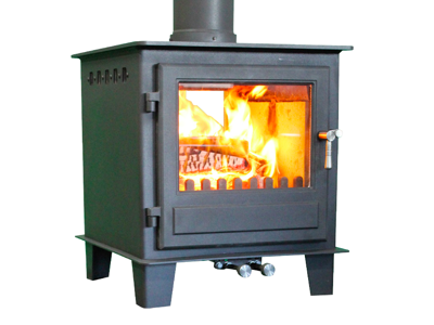 Clock Blithfield DS wood burning stove from The Fireplace & Stove Co.
