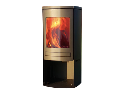 Clock Brocksford CS5 wood burning stove from The Fireplace & Stove Co.