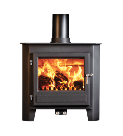 Clock Somersal Classic & Boiler wood burning stove from The Fireplace & Stove Co.