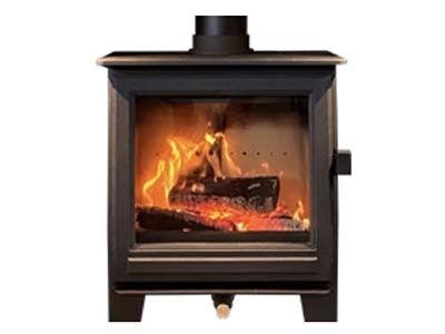 Clock Sudbury Classic wood burning stove from The Fireplace & Stove Co.
