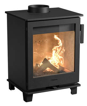 Contura 110 Style woodburning stove in black