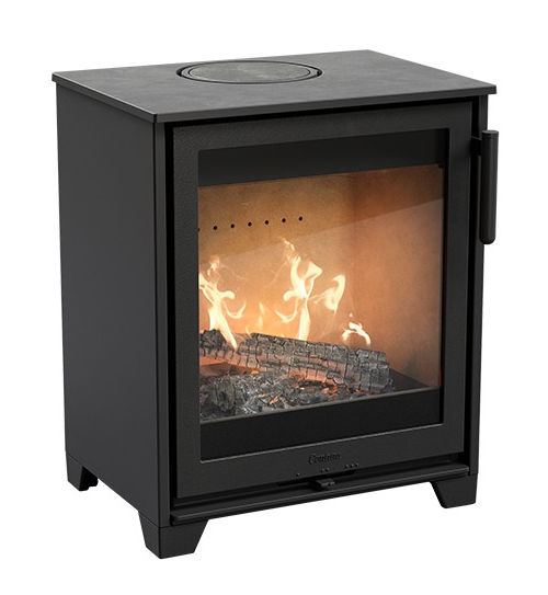 Contura 210 freestanding woodburning stove in black