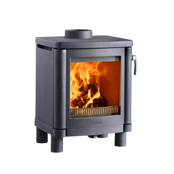 Contura 51L cast-iron woodburning stove in black
