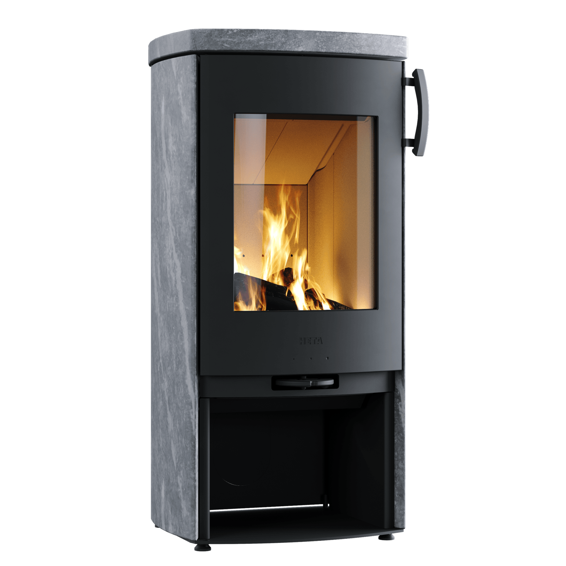 Isolated Icon-Line Eclipse model with grey soapstone cladding