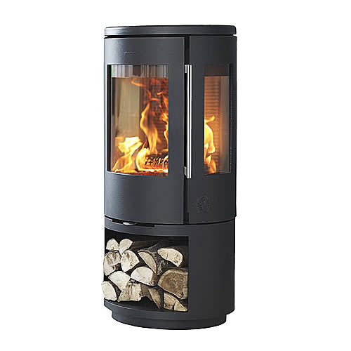 Morso 7443 log store wood burning stove from The Fireplace & Stove Co.